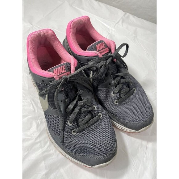 Nike Lunarfly 4 Women's Sz 8 Running Shoes Gray Pink Athletic 554676-006 - Picture 2 of 12
